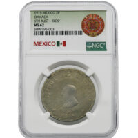 1915 Oaxaca Mexico Dos-Peso