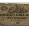 1862 $2 S892 Richmond Confederate States Of America