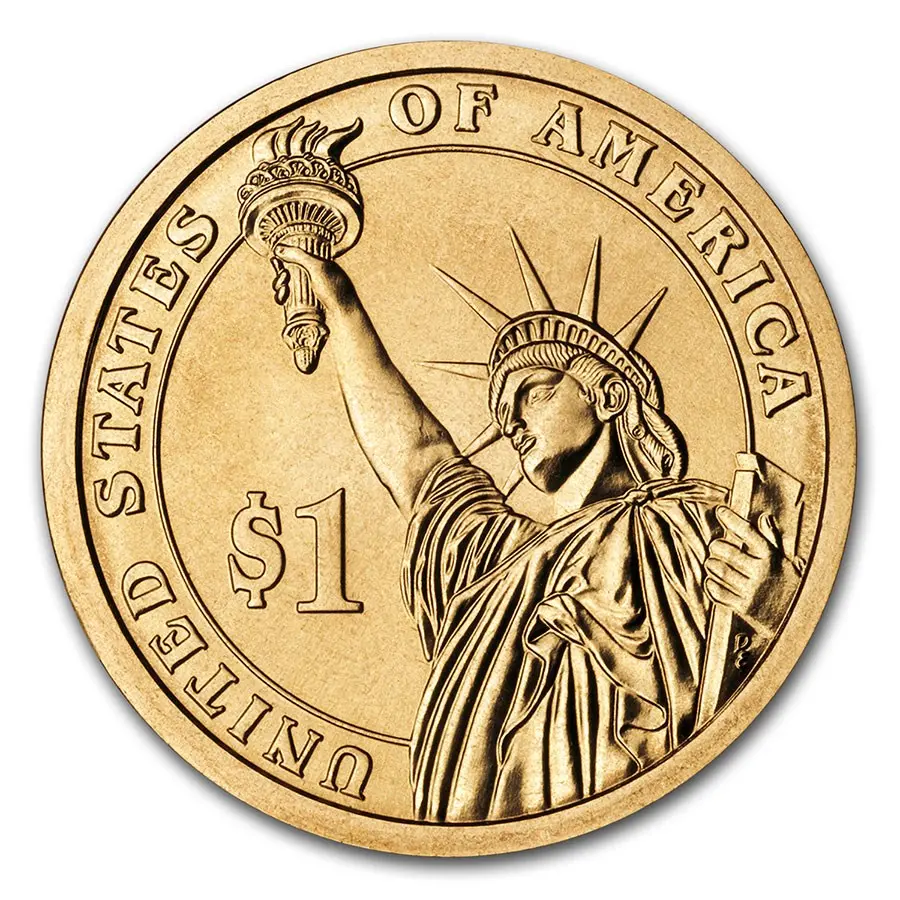2014- P  Herbert Hoover Presidential $1 Coin- UNC - Image 2