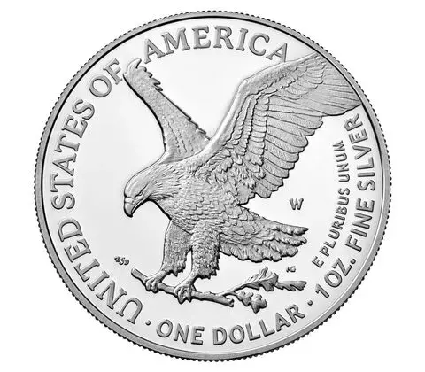 2023-W $1 American Eagle Silver Proof Coin (w/Box & COA) - Image 3