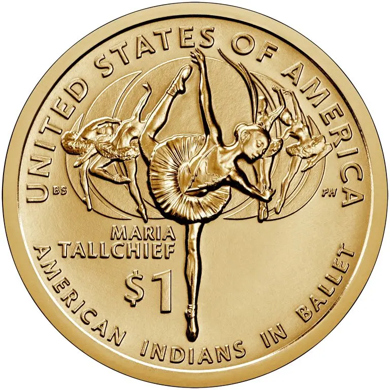 2023 $1 Maria Tallchief Native American Coin