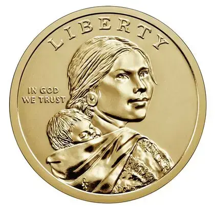 2023 $1 Maria Tallchief Native American Coin - Image 2