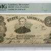 1863 $50 Louisiana Shreveport