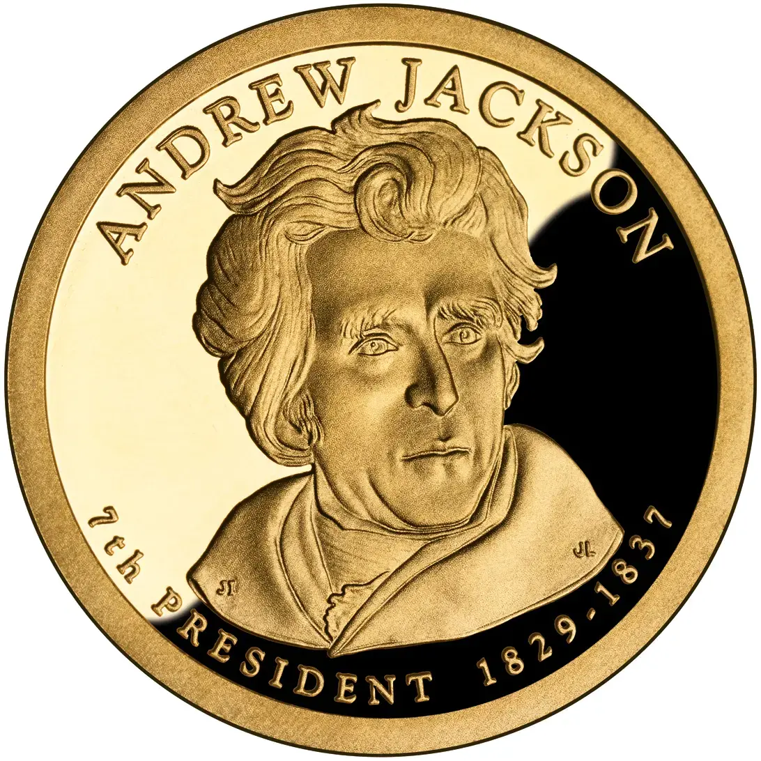 2008- S  Andrew Jackson Presidential $1 Coin- PF