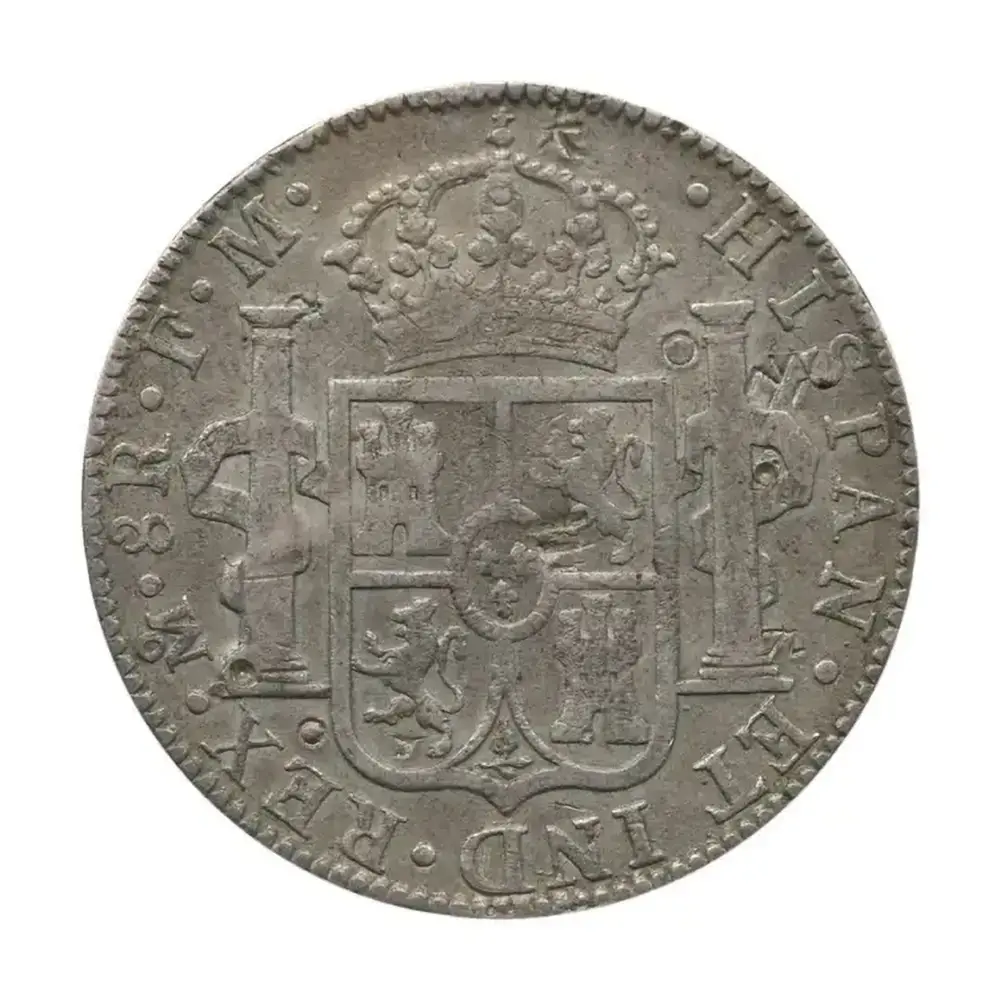 1791-MO|FM Mexico 8 Reales Chopmarked - Image 2