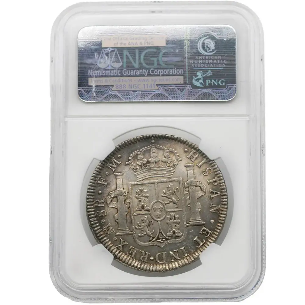 1793-MO|FM Mexico 8 Reales NGC AU 58 - Image 2