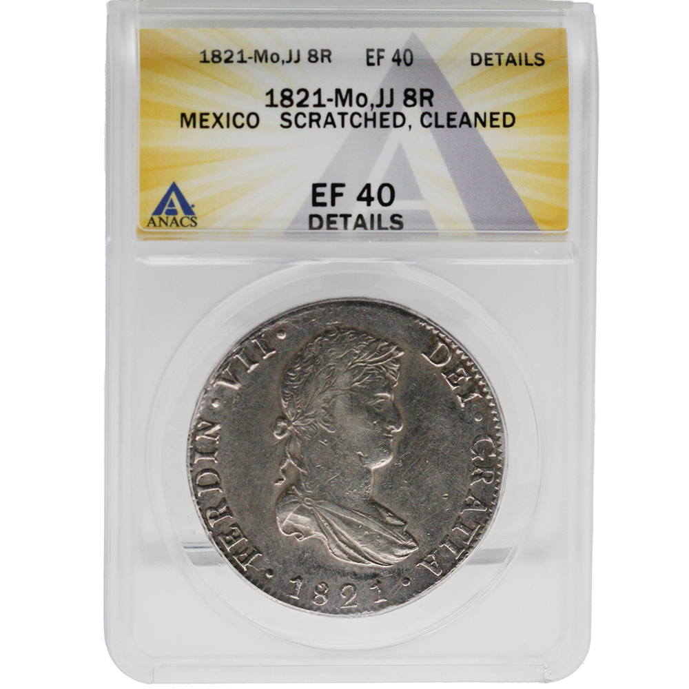 1821-GA|FS Mexico 8 Reales Ferdinand VII