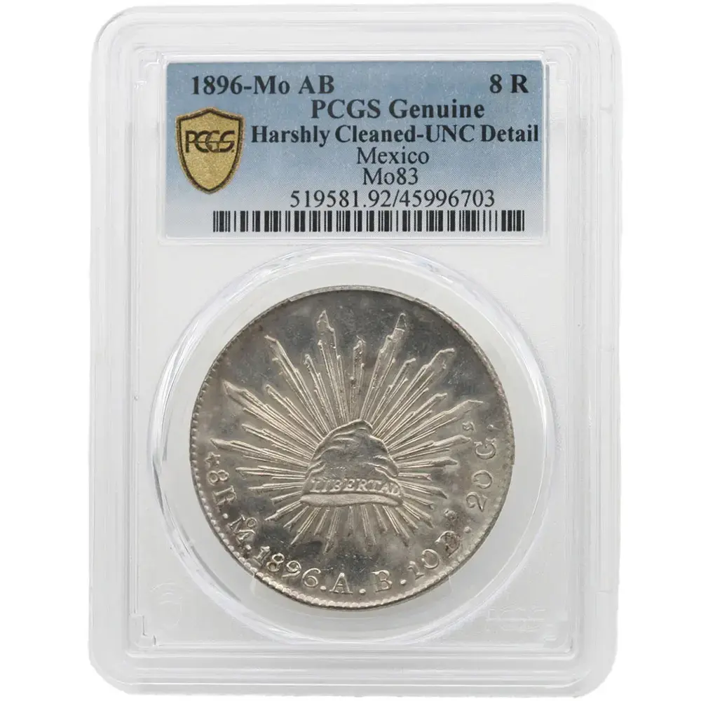 1896-MO|AB Mexico 8 Reales