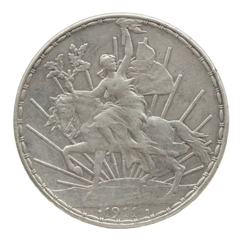 1911 Mexico Peso Short-Ray