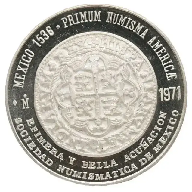 1971 Mexico Mo 8 Reales Commemorative