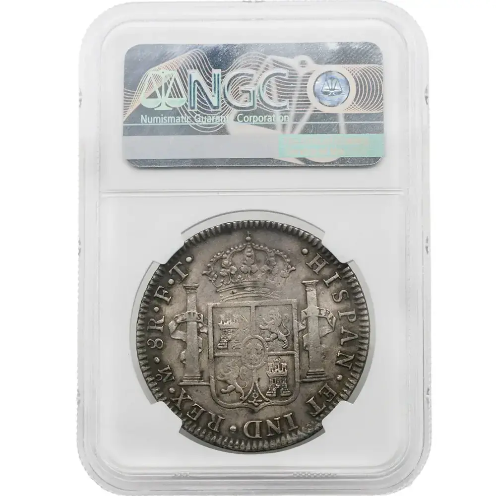 1801-MO|FT/FM Mexico 8 Reales NGC XF 45 - Image 2
