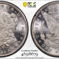 1885-CC $1 Morgan Dollar