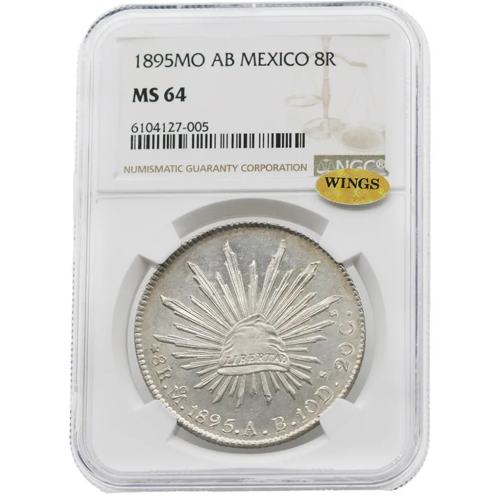 1895-MO|AB Mexico 8 Reales