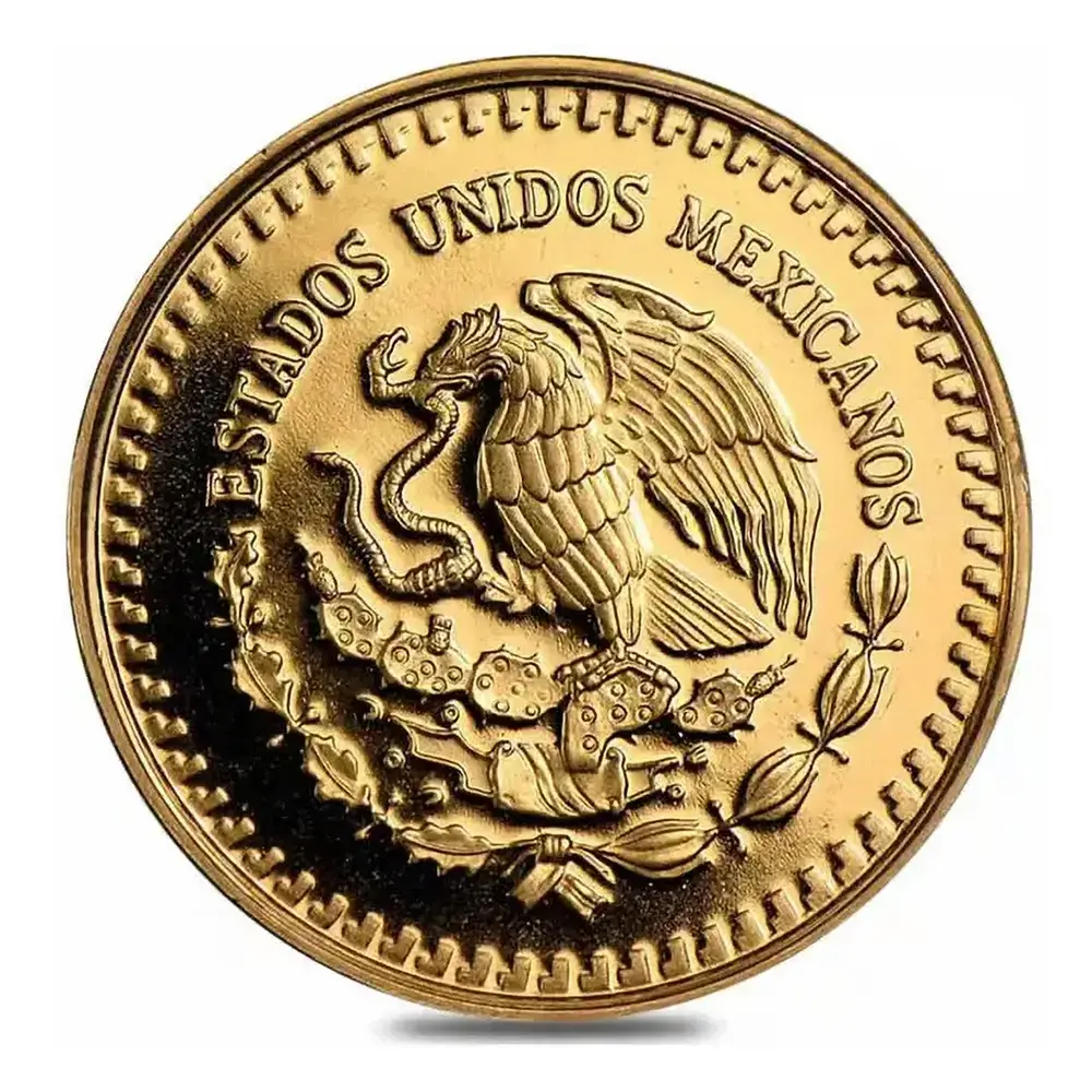 1985 Mexico 250 Pesos 1/4 oz Proof Gold World Cup Coin - Image 2