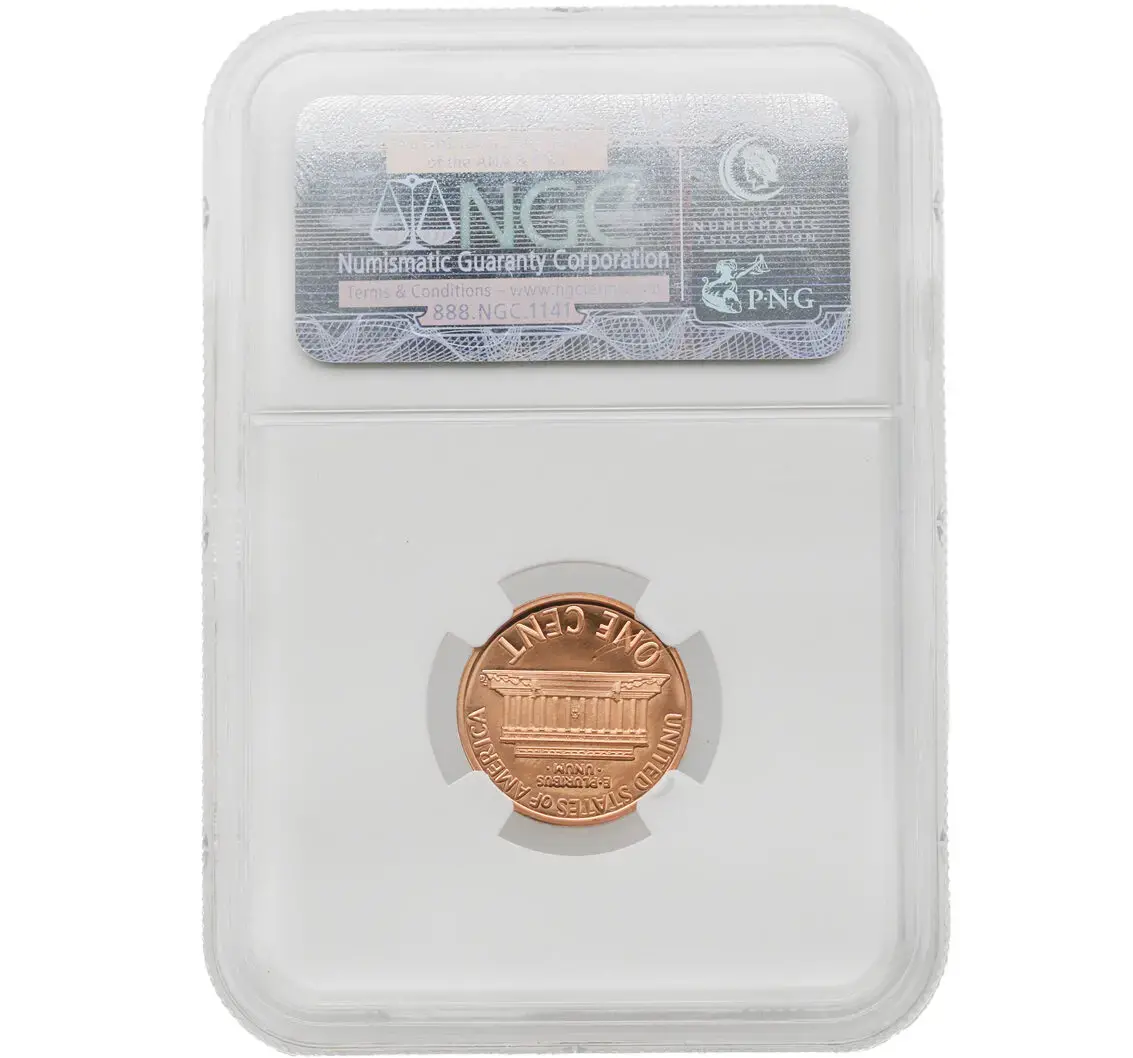 1990-S 1C Lincoln Cent NGC PF 69 RD Ultra Cameo - Image 2