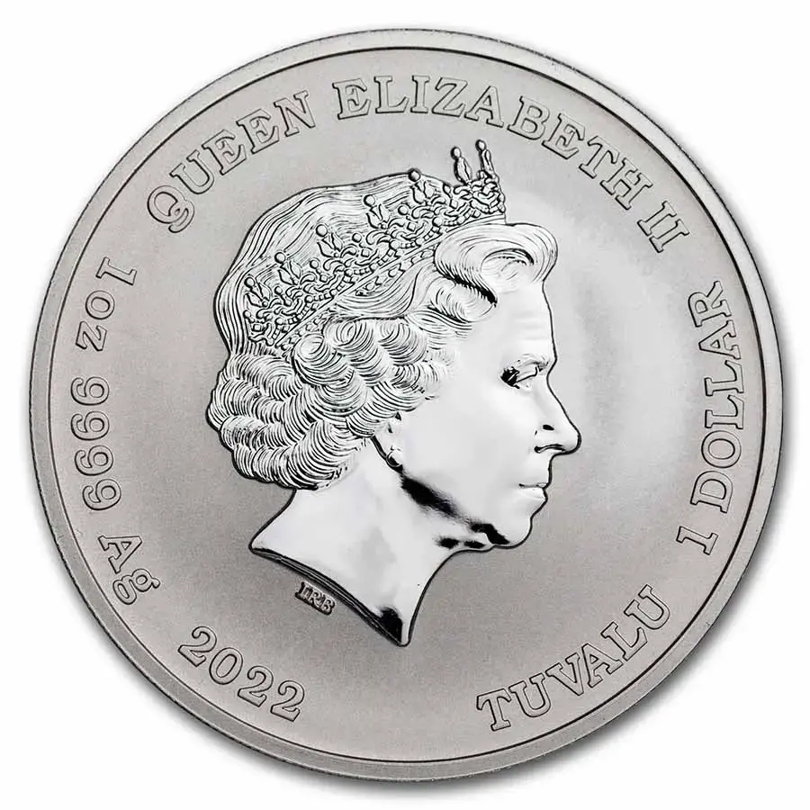 2022 1 oz Silver James Bond 007- BU - Image 2