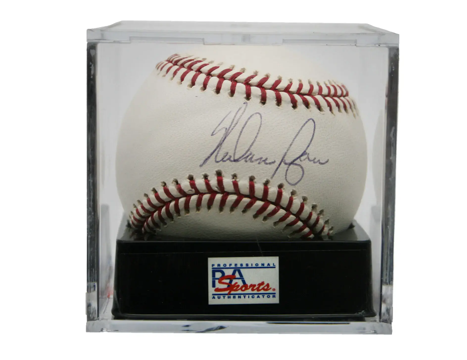 Nolan Ryan Signed Baseball PSA Graded 10 Overall