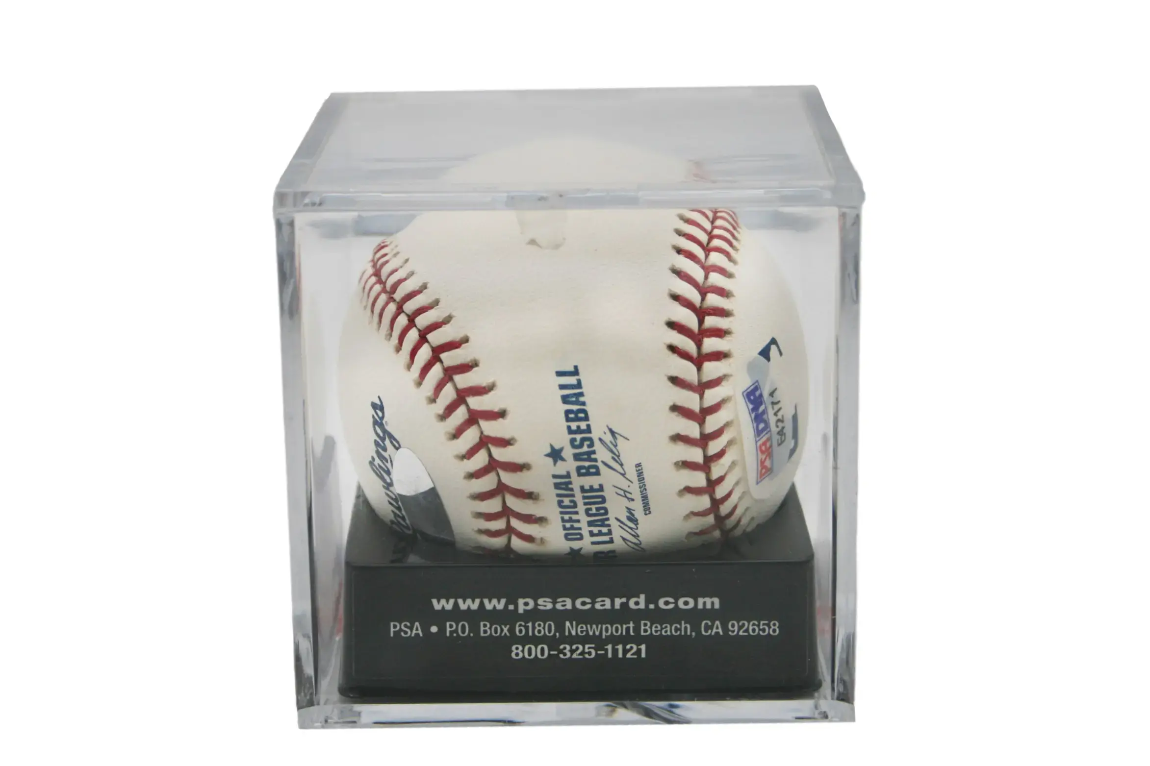 Nolan Ryan Signed Baseball PSA Graded 10 Overall - Image 2