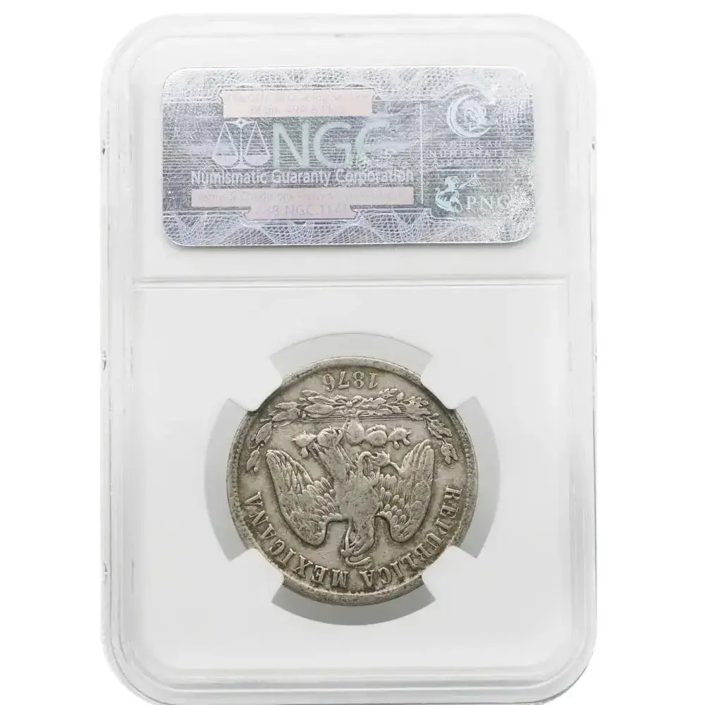 1876-HO|F Mexico 50 Centavos NGC XF 45 - Image 2