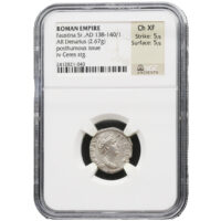 AD 138-140/1 Roman Empire Faustina I, Rev Ceres