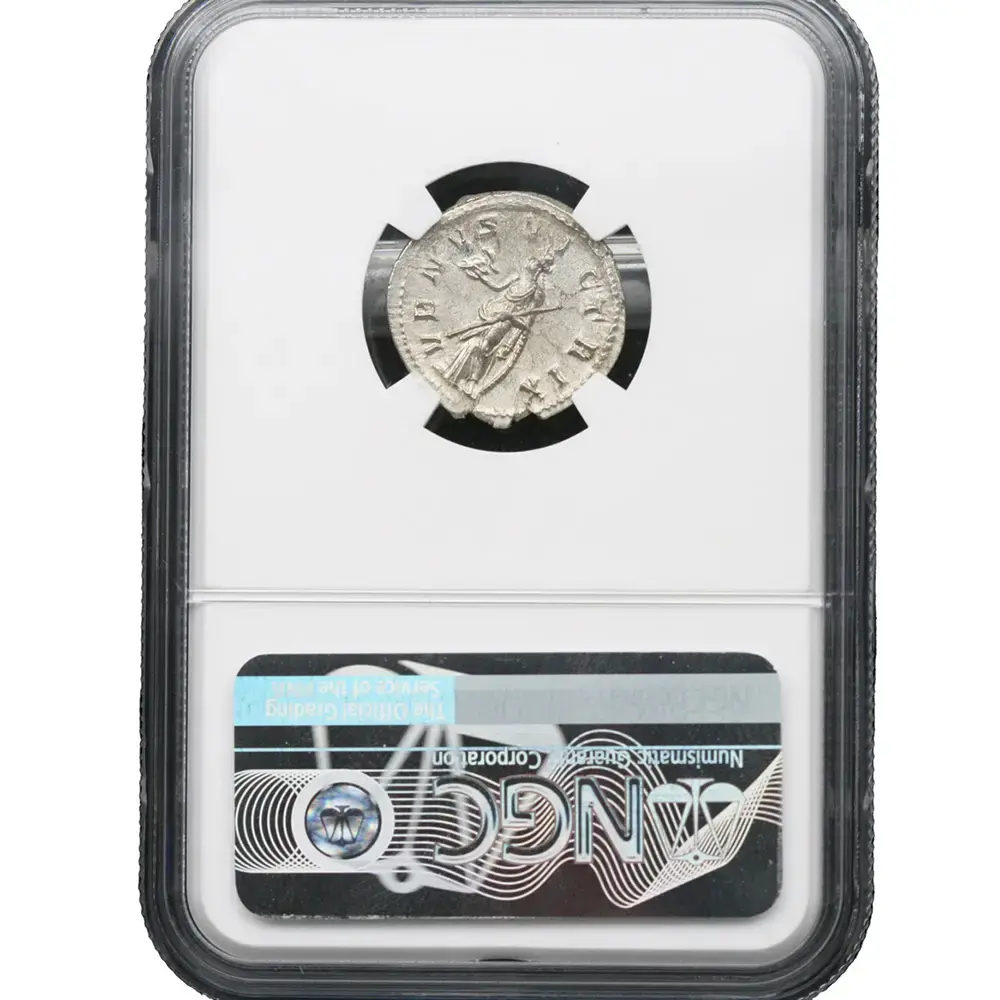 Roman Empire Gordian III Rev Venus Std. AR Denarius AD 238-244 NGC MS - Image 2
