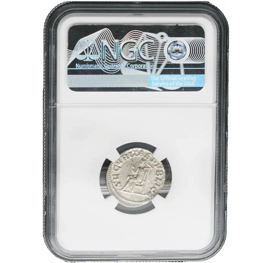Roman Empire Gordian III AR Denarius Rev Securitas AD 238-244 NGC MS - Image 2