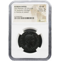 AD 222-235 Roman Empire Julia Mamaea, Rev Felicitas