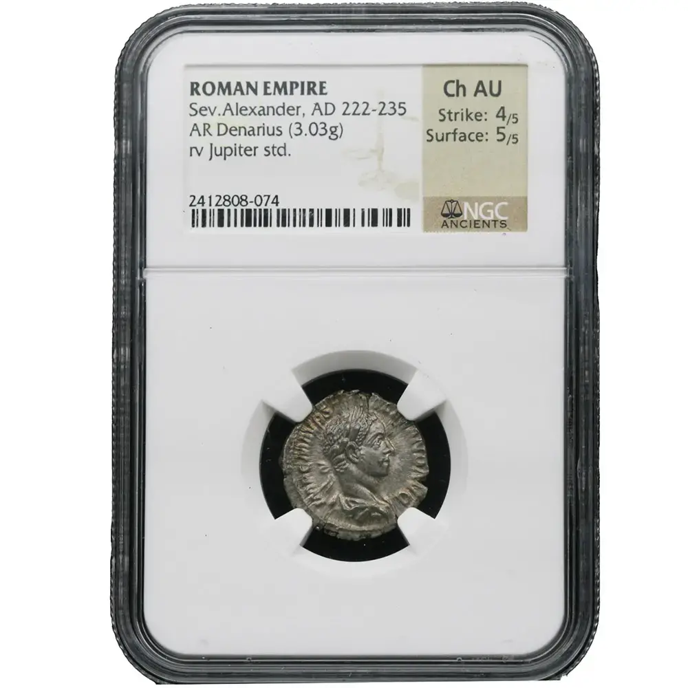AD 222-235 Roman Empire Severus Alexander, Rev Jupiter