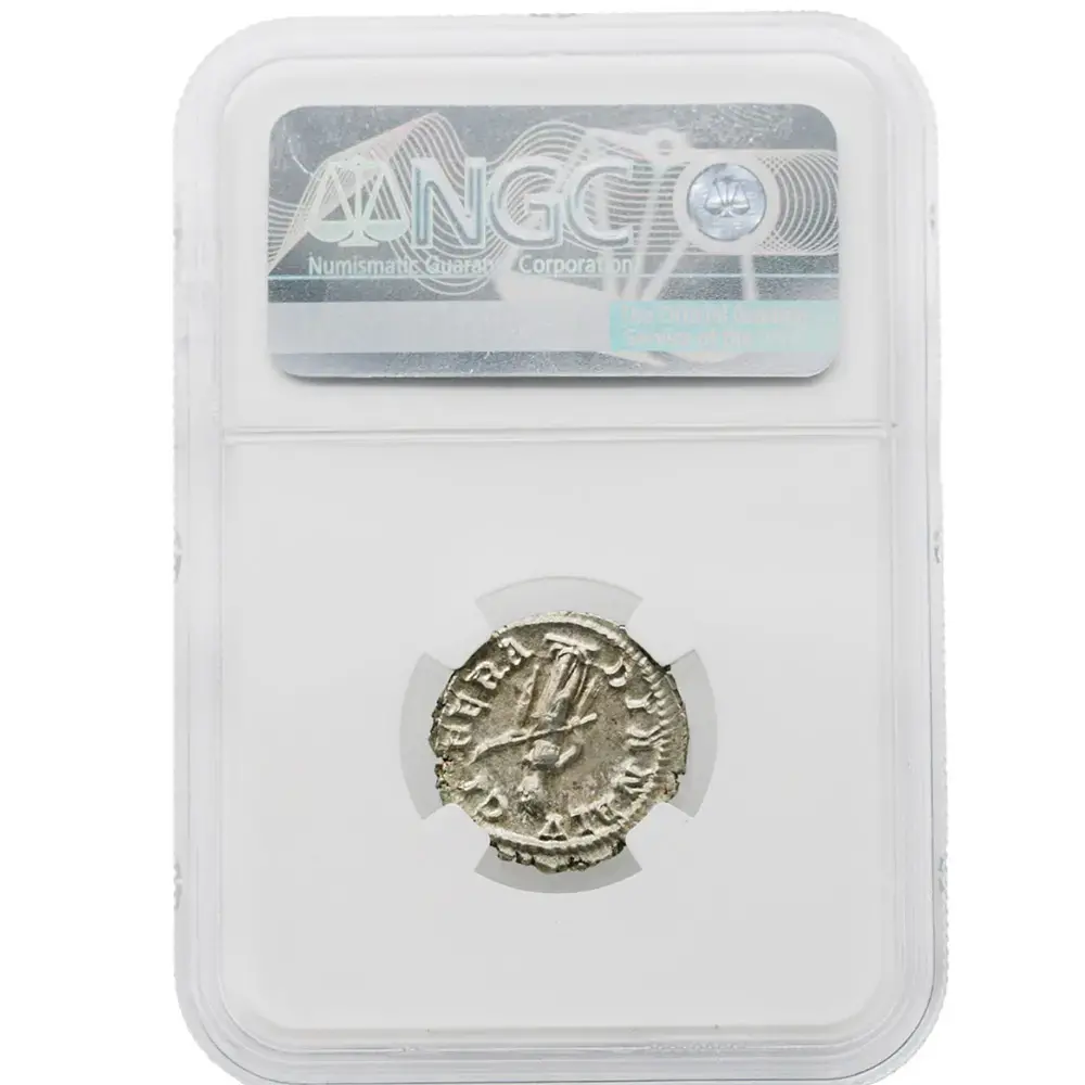 Roman Empire Gordian III Rv Diana AR Denarius AD 238-244 NGC MS - Image 2