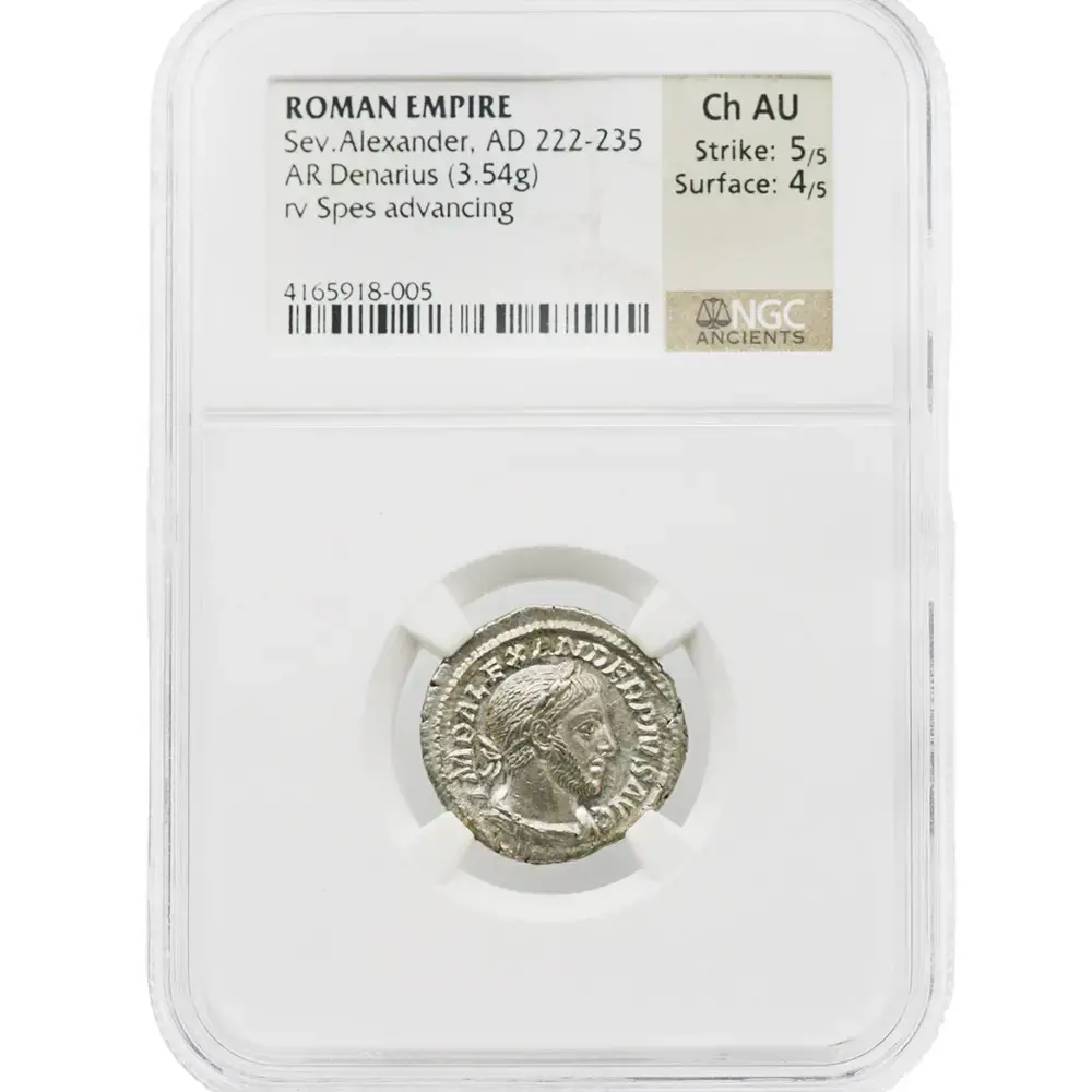 AD 222-235 Roman Empire Severus Alexander, Rev Spes. Advancing