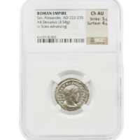 AD 222-235 Roman Empire Severus Alexander, Rev Spes. Advancing