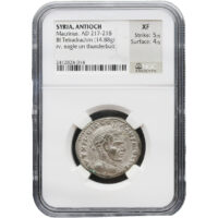 AD 217-218 Syria Antioch Macrinus Rev Eagle