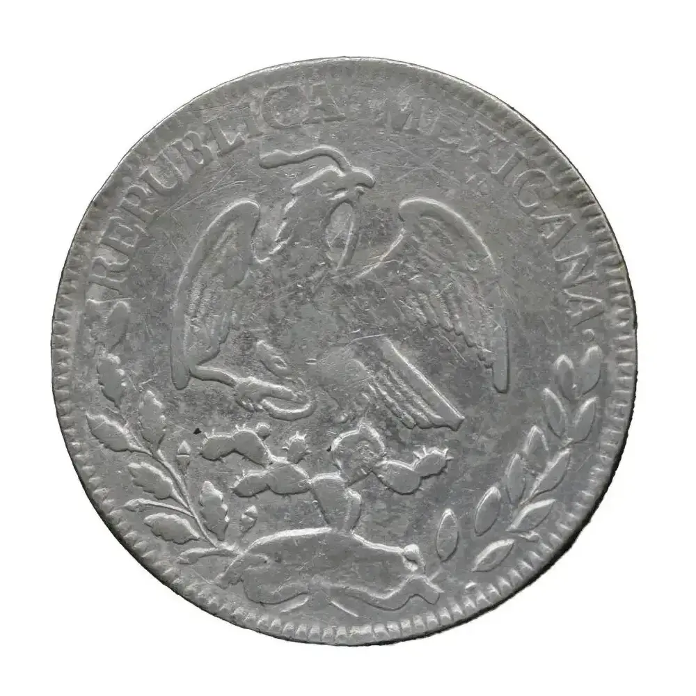 1851-Zacatecas Mexico 4 Reales - Image 2
