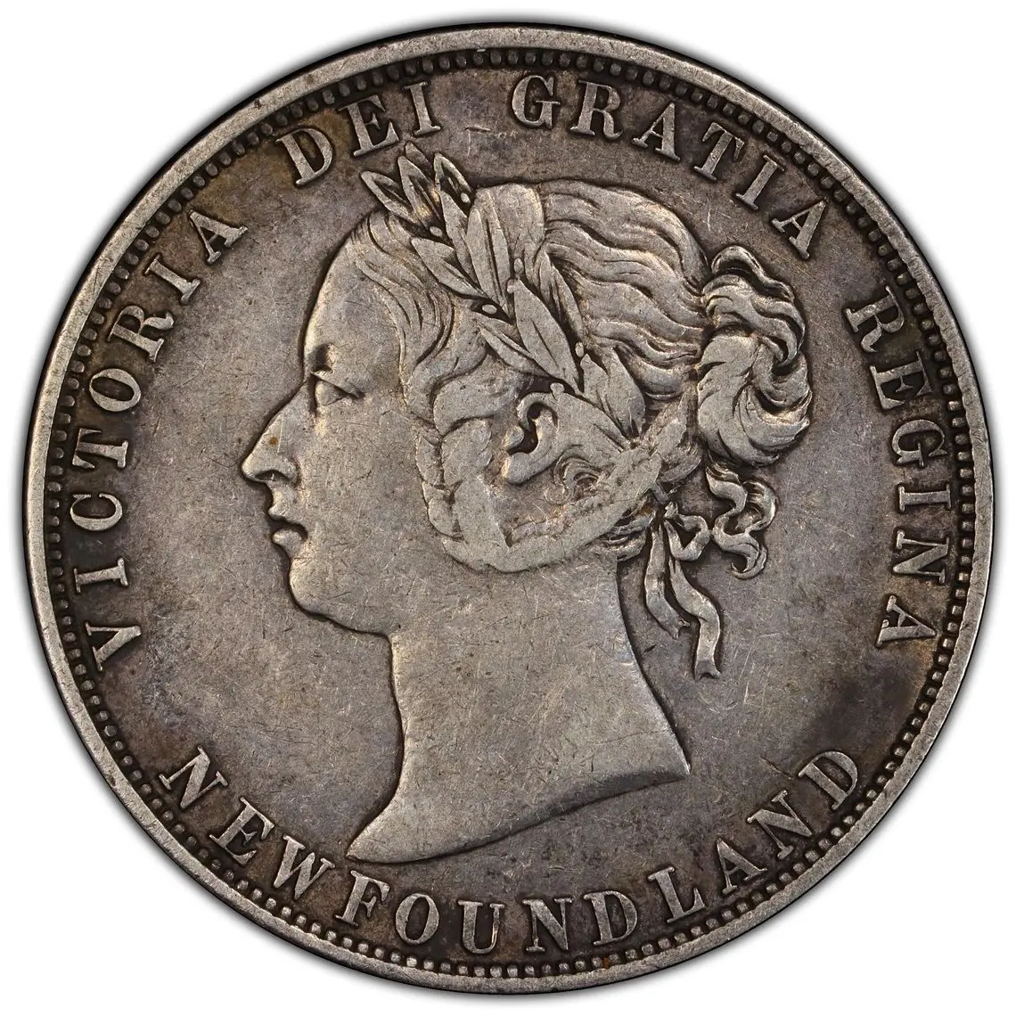 1881 50 Cents Newfoundland PCGS VF35 - Image 3