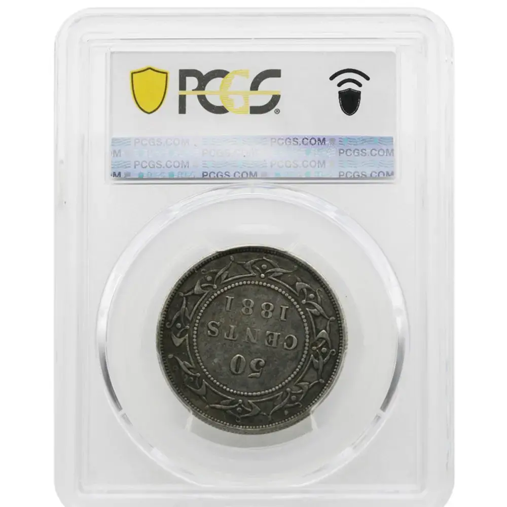 1881 50 Cents Newfoundland PCGS VF35 - Image 2