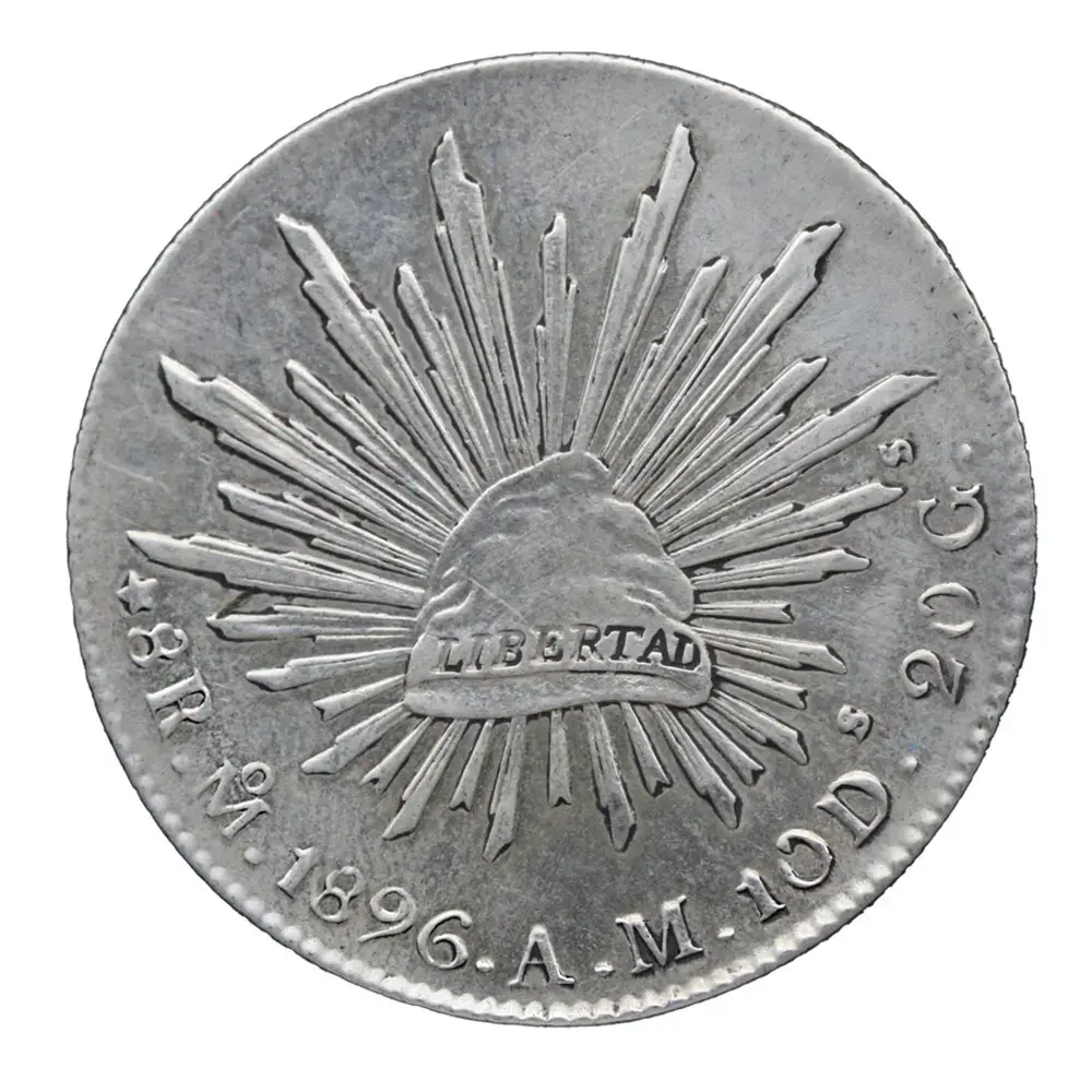 1896-MO|AB Mexico 8 Reales