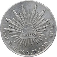 1896-MO|AB Mexico 8 Reales