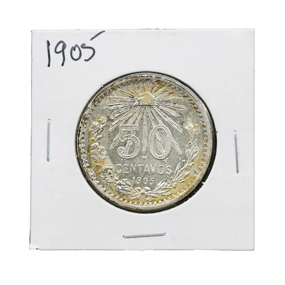 1905-Mo Mexico 50 Centavos