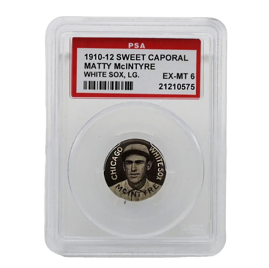 1910-1912 Sweet Caporal Lg. Letters Matty McIntyre
