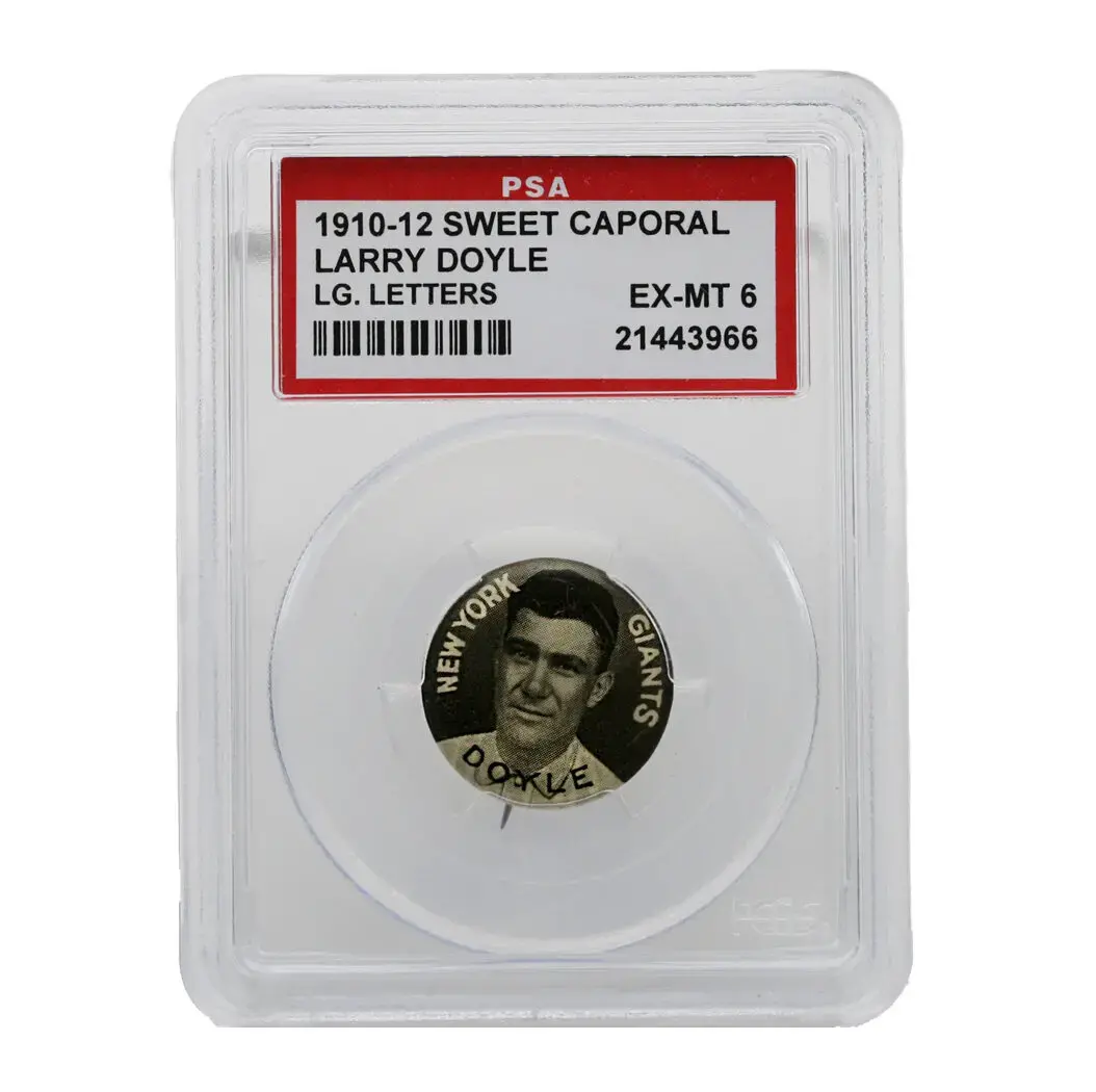 1910-1912 Sweet Caporal Lg. Letters Larry Doyle