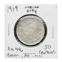 1919-Mo Mexico 50 Centavos