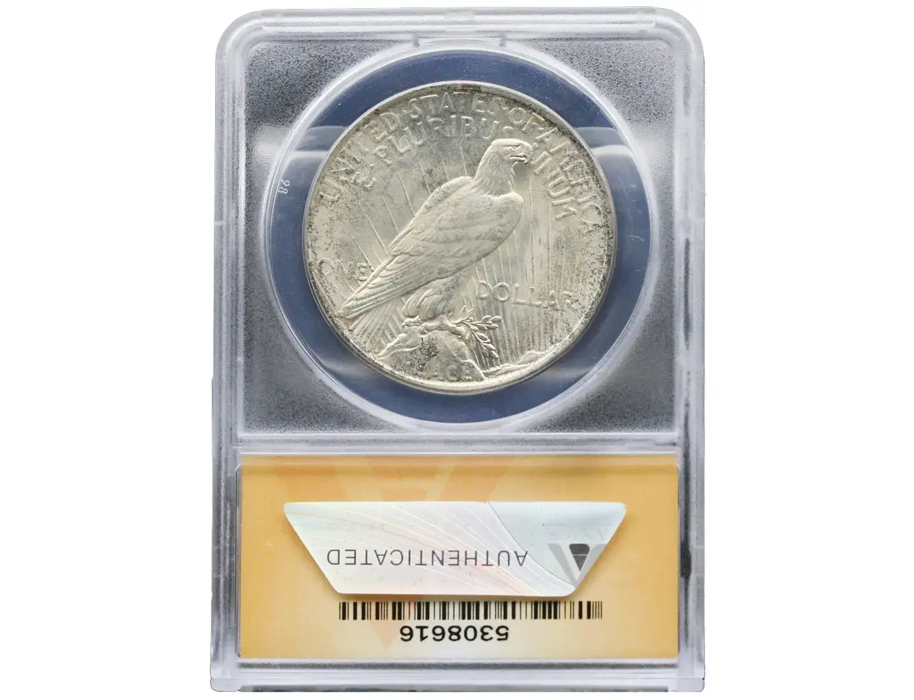 1922 Peace Dollar ANACS MS 62 VAM-8 DDO Top 50 - Image 2