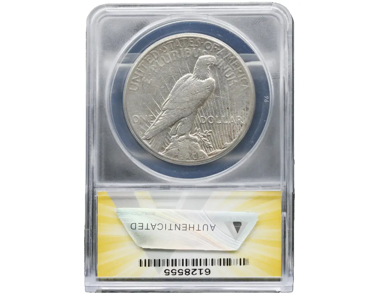 1923-S Peace Dollar ANACS EF 40 VAM-1 Clashed Dies - Image 2