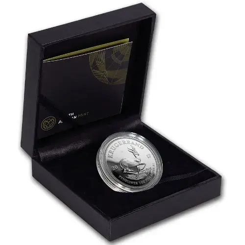 2017 1 oz Proof Silver South African 50th Ann. Krugerrand - Image 3
