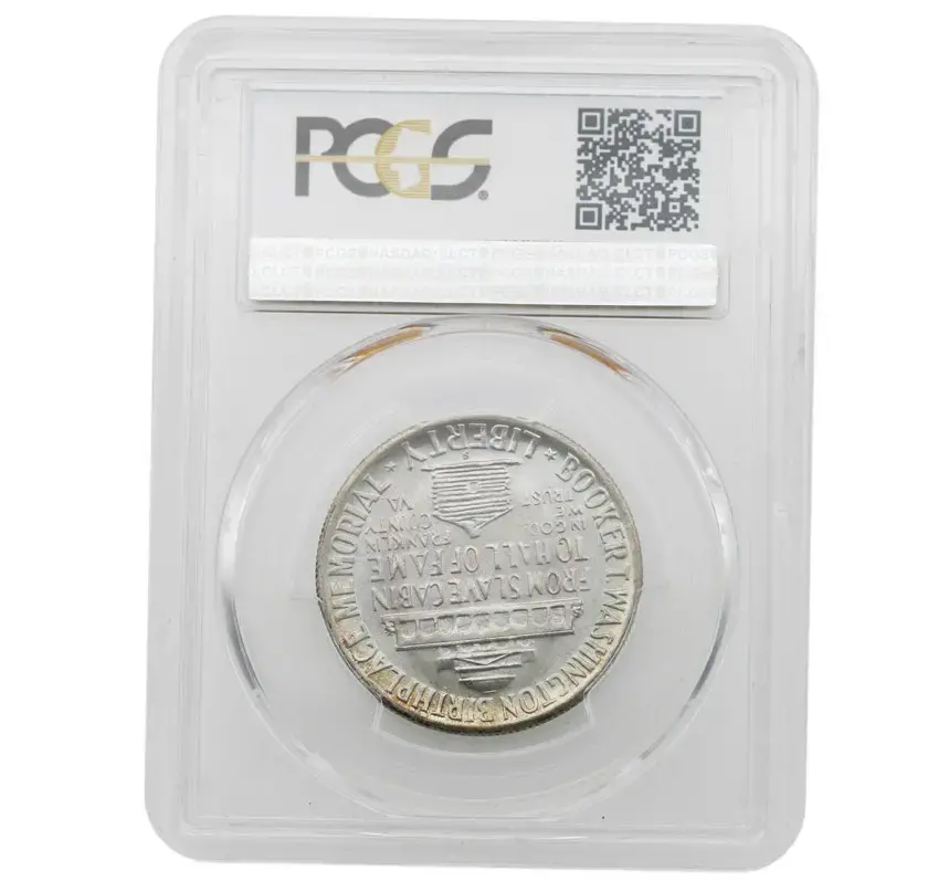 1946-S 50C Booker T. Washington PCGS MS66 - Image 2