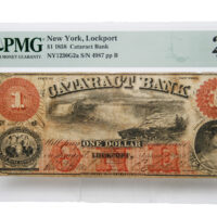 1858 $5 District of Columbia Washington Obsolete Banknote