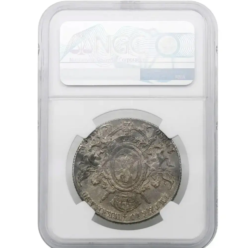 1866-Pi Mexico Maximilian Peso NGC AU 53 - Image 2