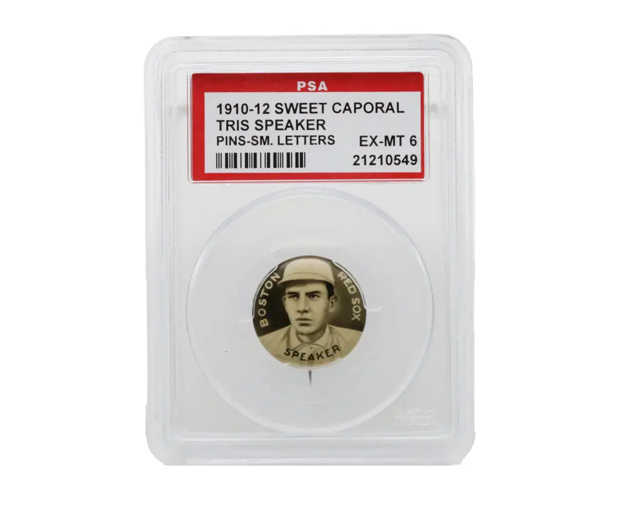 1910-1912 Sweet Caporal SM. Letters Tris Speaker