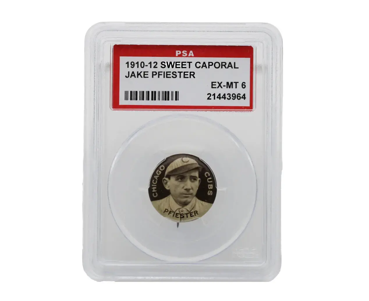 1910-1912 Sweet Caporal Jake Pfiester