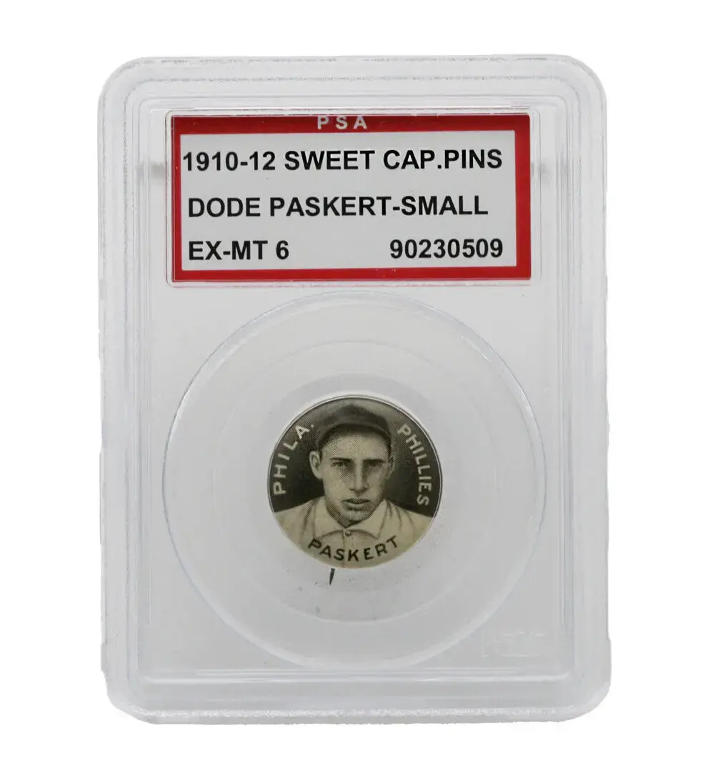 1910-1912 Sweet Caporal Sm. Letters Dode Paskert
